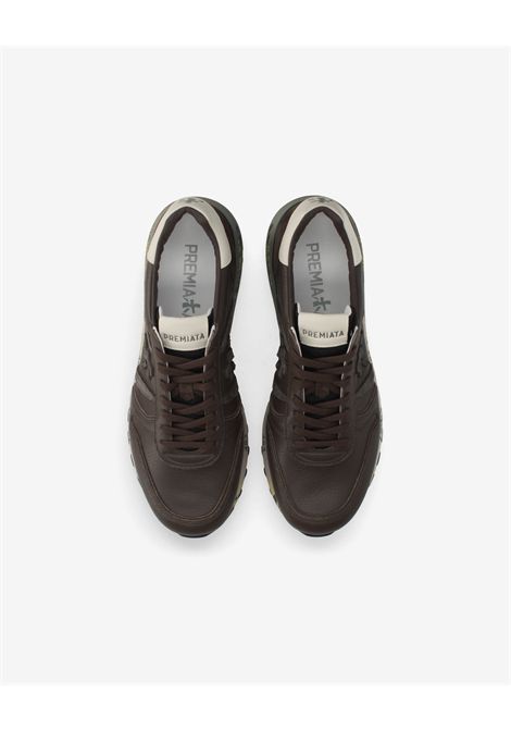 Premiata Lander 8658 Sneaker in Brown Leather Men's PREMIATA |  | LANDER VAR8658